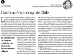 Clasificación de riesgo de Chile