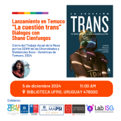 [5 de Diciembre] Presentación de libro: “La Cuestión Trans”